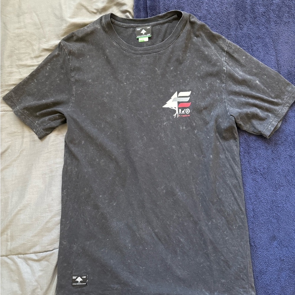 LRG Lifted Research Group Ash Black Graphic T-Shirt